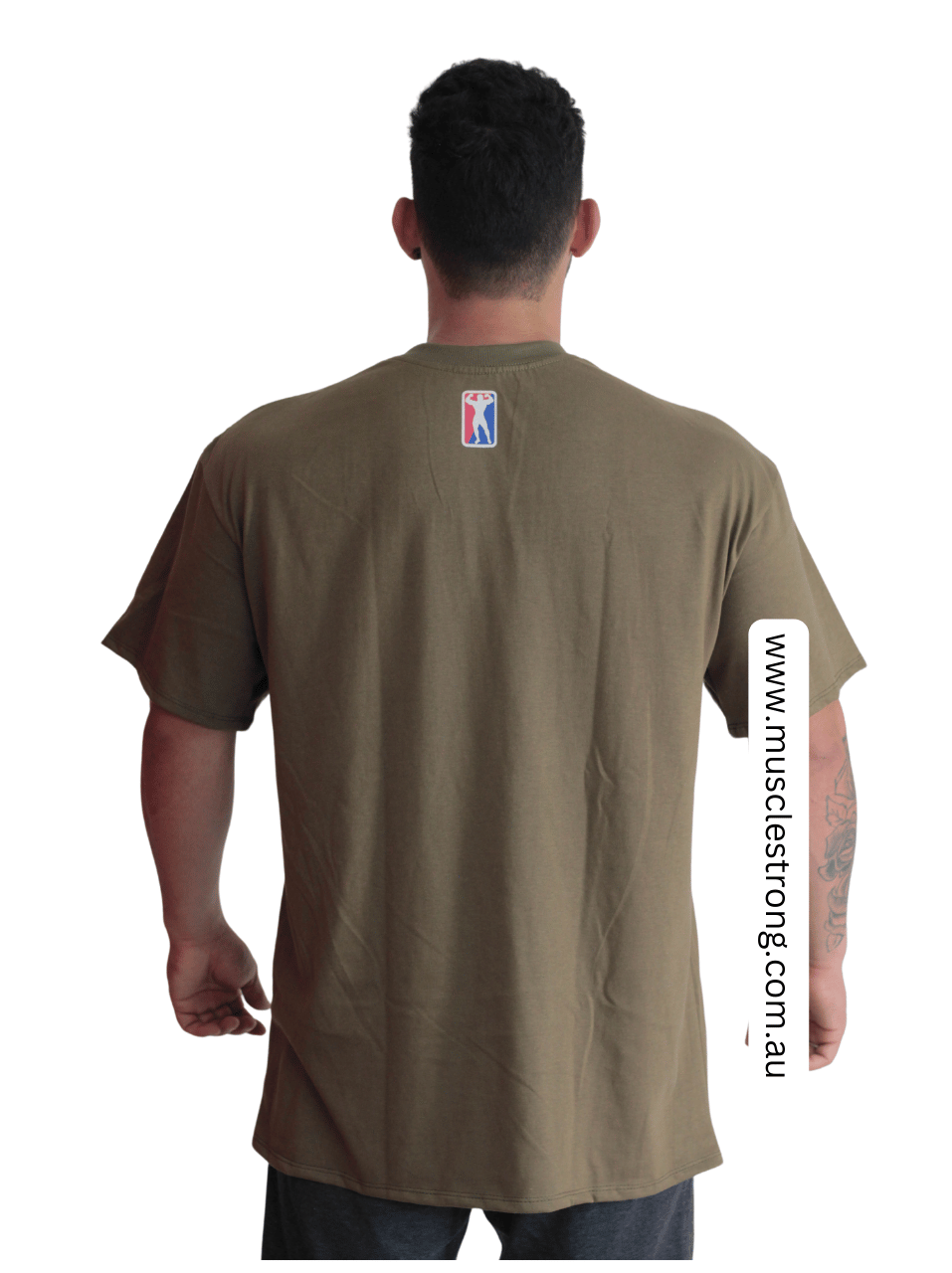 Army Green 07 Muscle Strong OVERSIZED