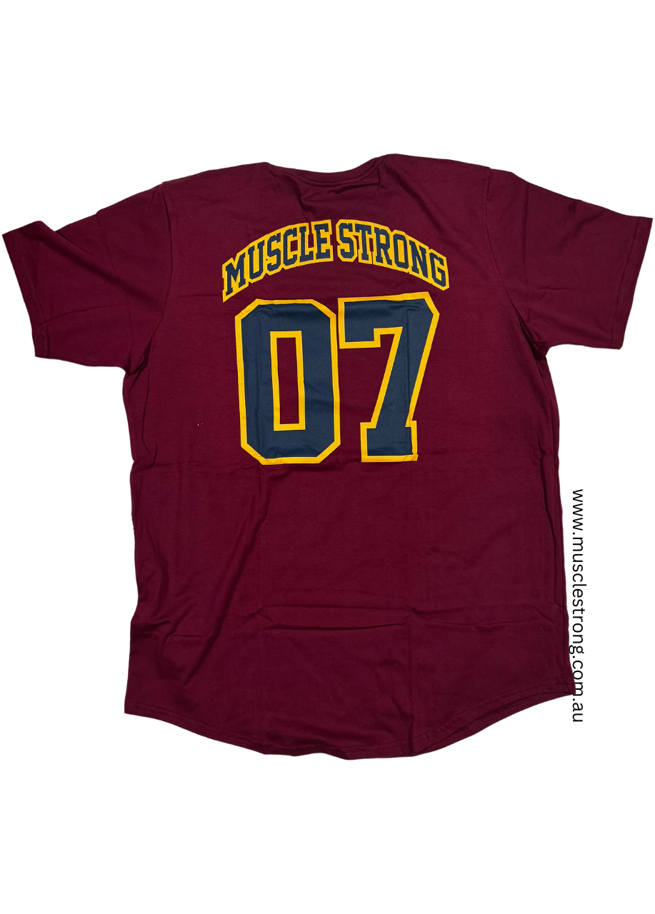Maroon 07 Muscle Strong T-Shirt