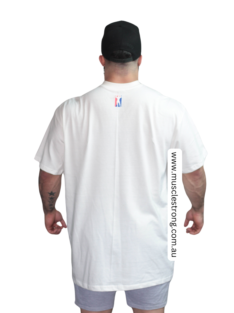 White With Purple 07 Logo OVERSIZED