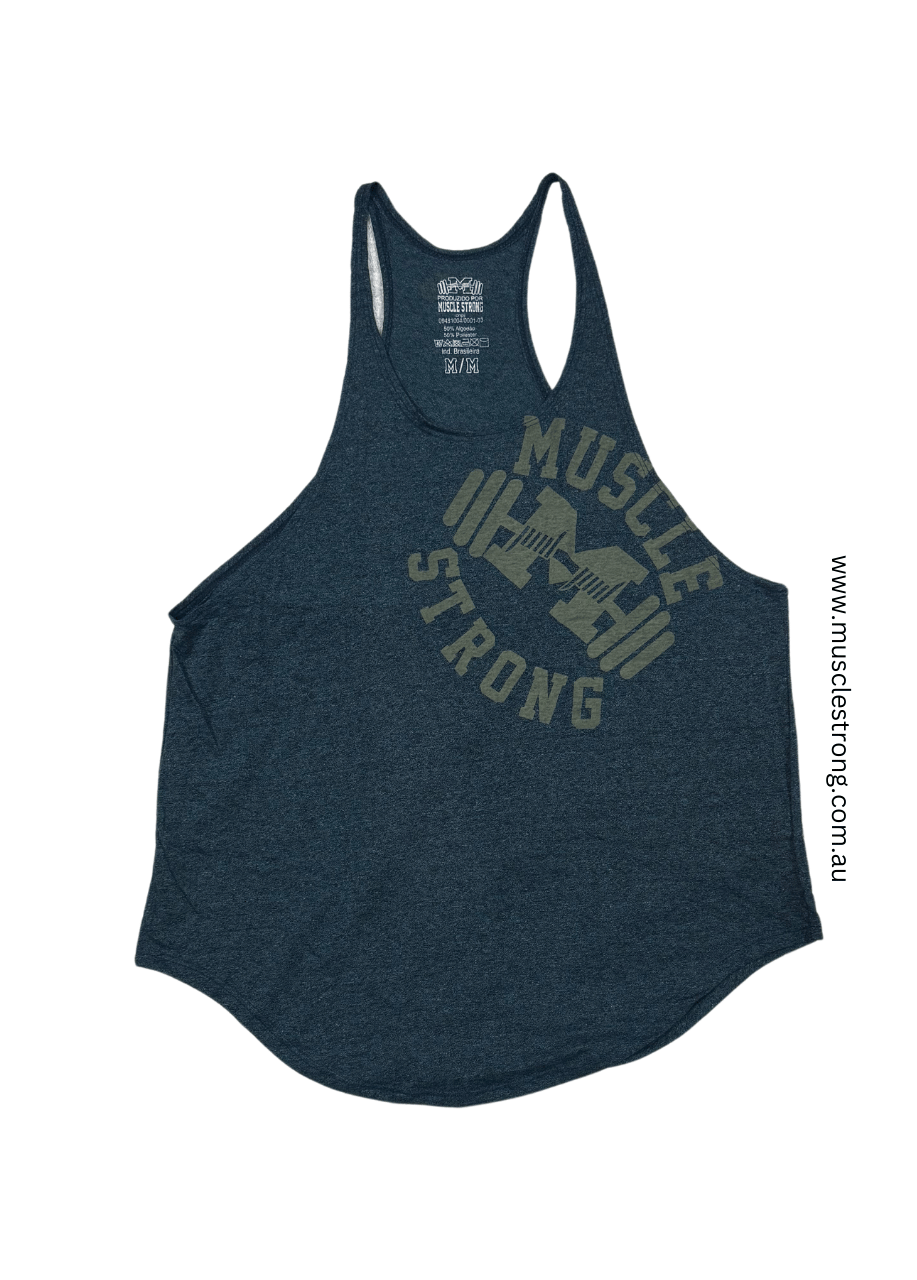 Green/Blue Stringer Singlet 2023