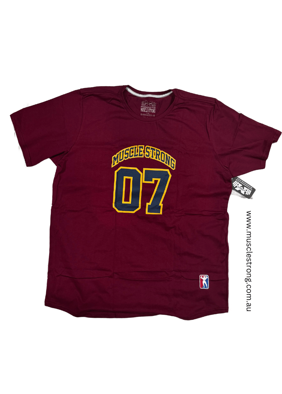 Maroon 07 Muscle Strong T-Shirt