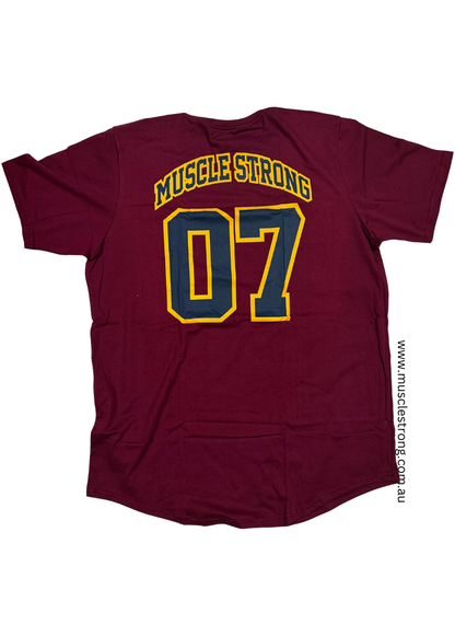 Maroon 07 Muscle Strong T-Shirt