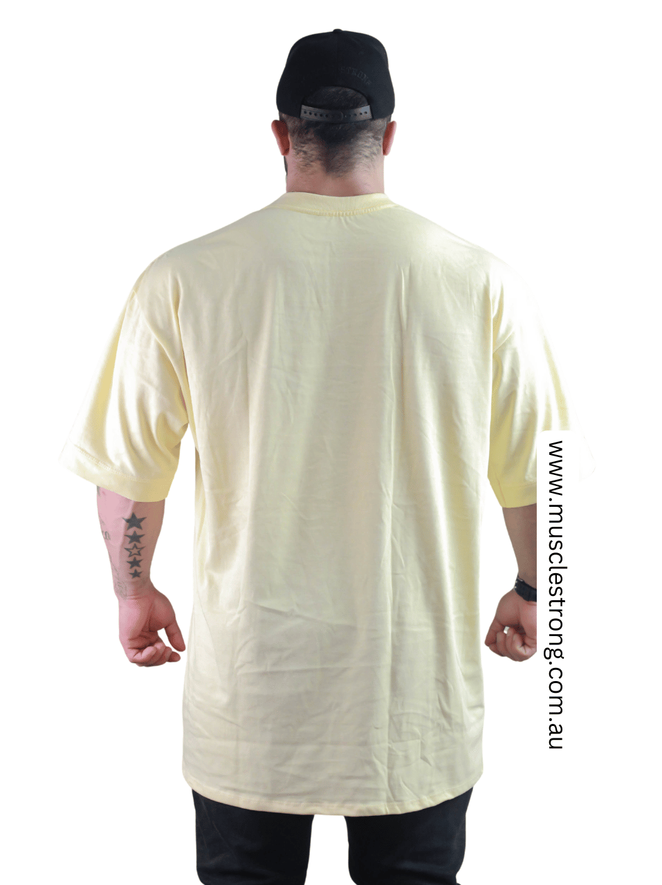 Yellow Black Muscle Strong OVERSIZED