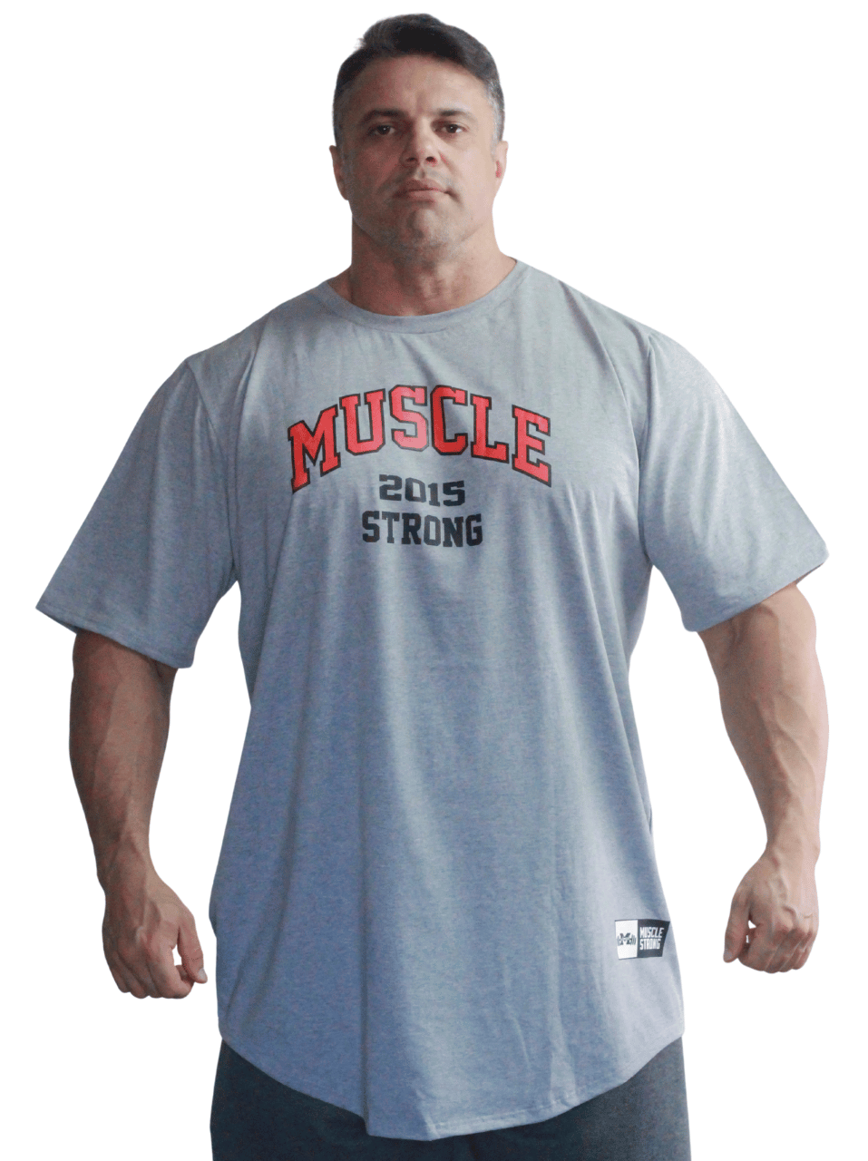Grey MS2015 Muscle Strong T-Shirt