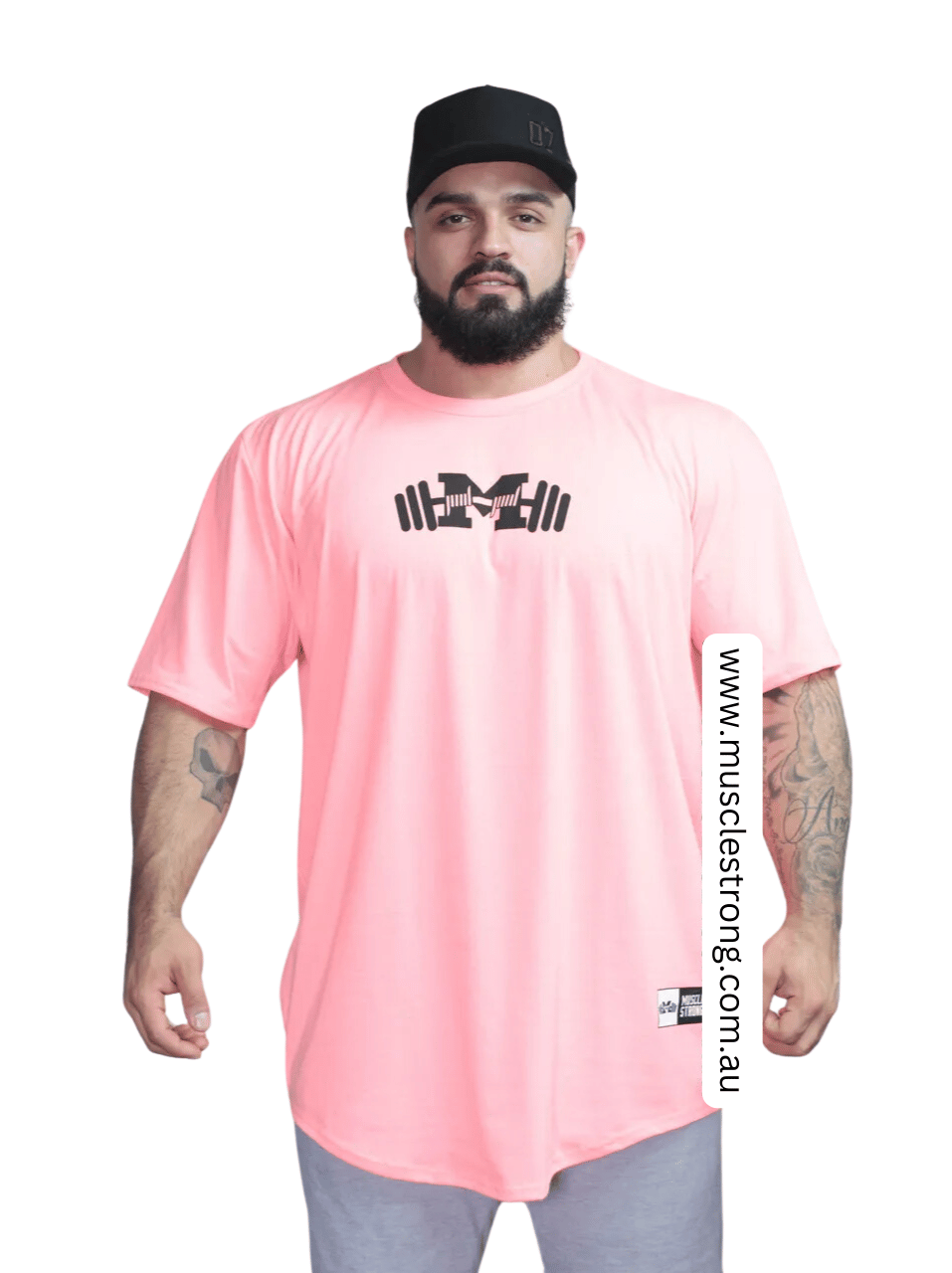 PINK Do cardio dont be stupid  Muscle Strong T-Shirt